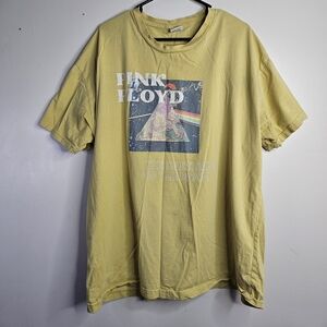 Pink Floyd Yellow Graphic Tee